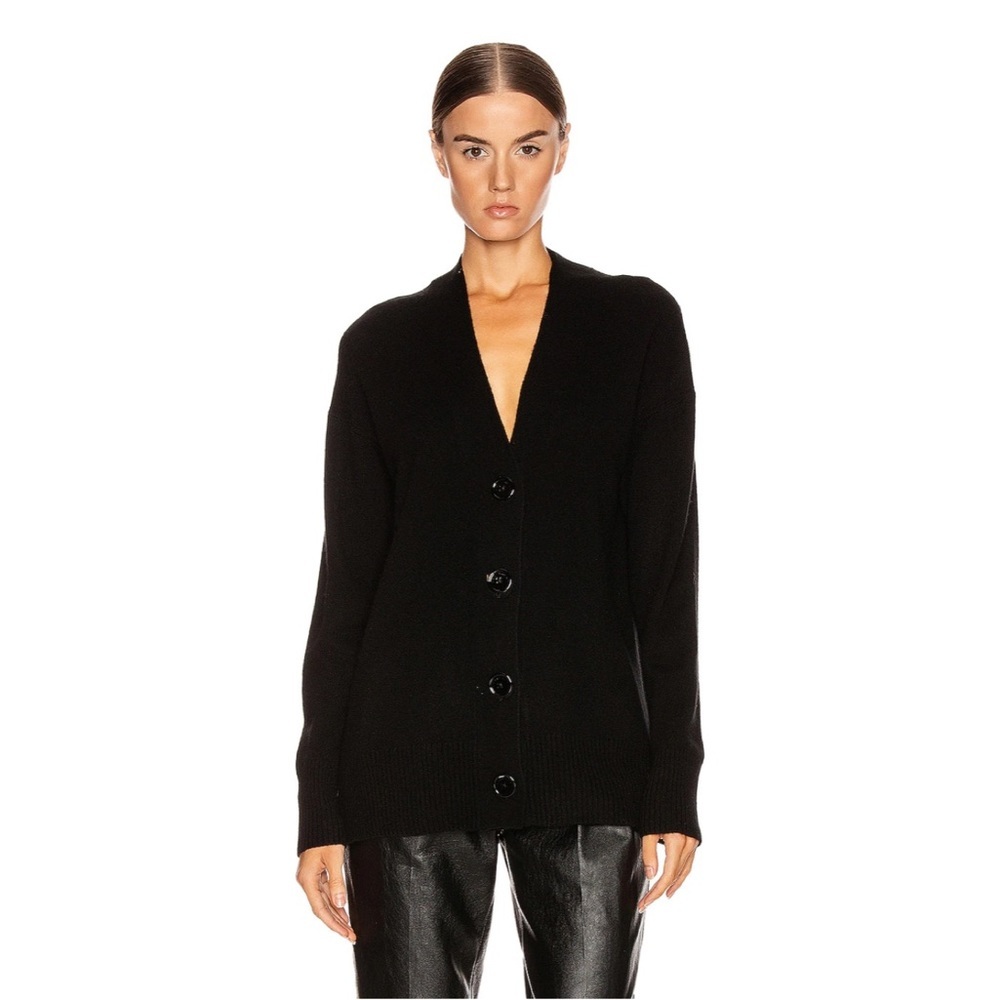 EQUIPMENT Elder Cashmere Cardigan Black XS NWT